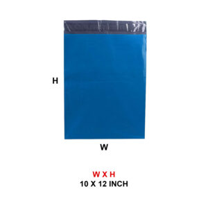 10 X 12 PLAIN DARK BLUE COURIER SHIPPING BAG