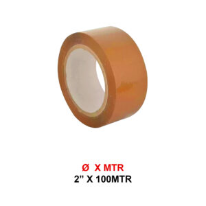 2" INCH 100 MTR BROWN TAPE