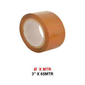 3" INCH 65 MTR BROWN TAPE