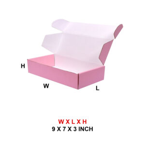 9 X 7 X 3 3PLY COLOR MAILER BOX