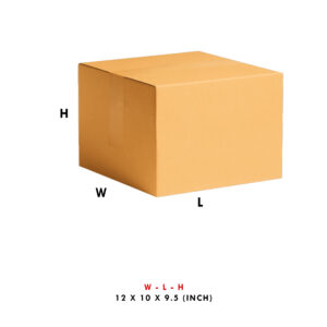 3PLY 12X10X9.50 INCH CORRUGATED BOX