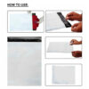 8 x 10 Inch Plain Courier Shipping Bag - Image 2