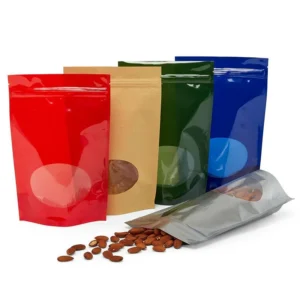 100 x 180 x 60 mm - Standup Pouches With Oval Window