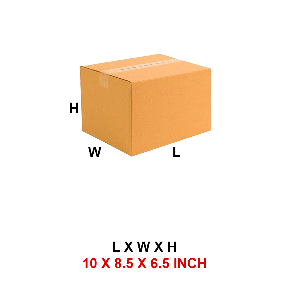 3 Ply 10 x 8.50 x 6.50 Inch –  Corrugated Box