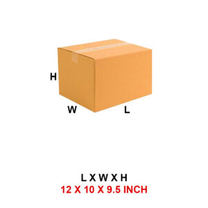 3 Ply 12 x 10 x 9.50 Inch -  Corrugated Box