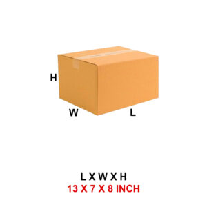 3 Ply 13 x 7 x 8 Inch -  Corrugated 3Ply Box