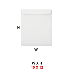 10 x 12 Inch White Envelopes - Pack Of 100 Pcs