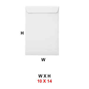 10 x 14 Inch White Envelopes - Pack Of 100 Pcs