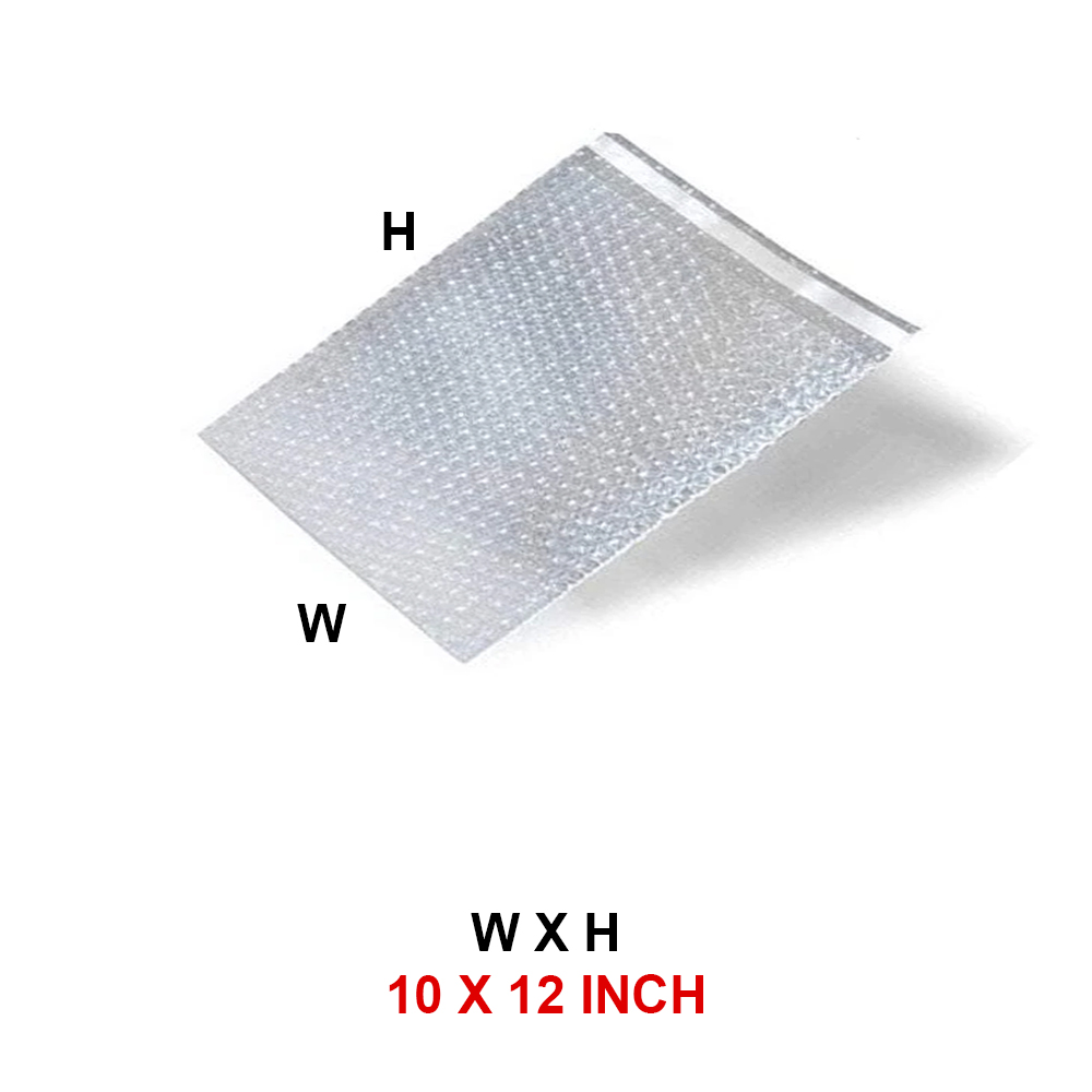 10 x 12 Inch – Transparent Bubble Bag – Protective Packaging Pouch