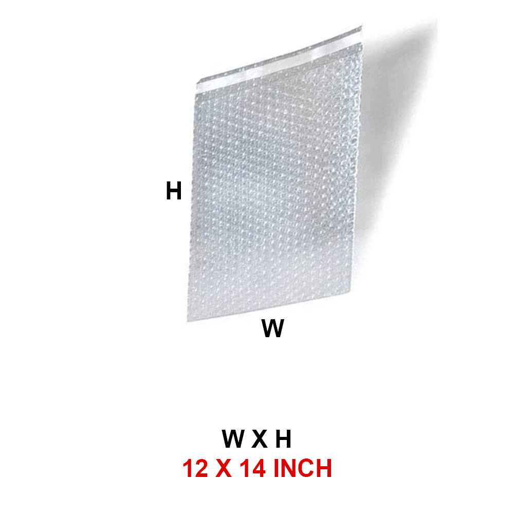 12 x 14 Inch – Transparent Bubble Bag – Protective Packaging Pouch