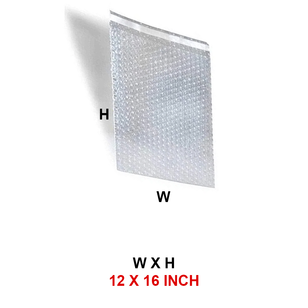 12 x 16 Inch – Transparent Bubble Bag – Protective Packaging Pouch