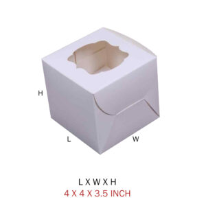 1 Cup Cake Box Pack Of 25 Nos