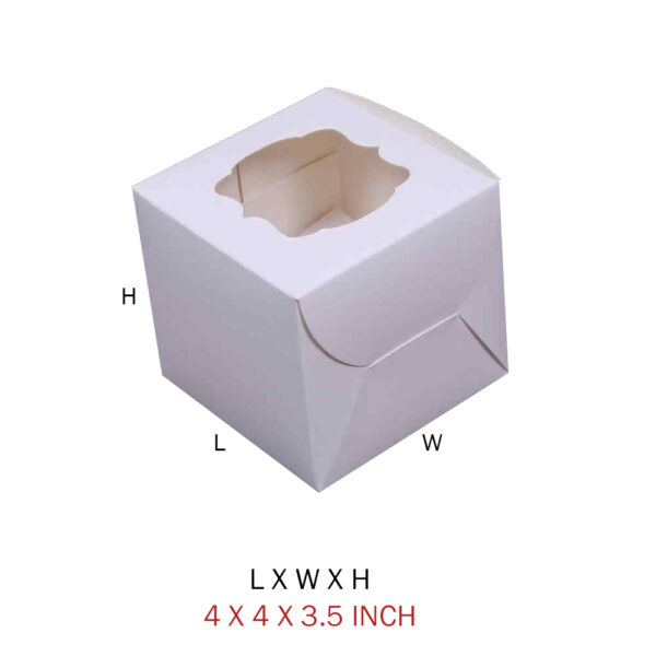 1 Cup Cake Box Pack Of 25 Nos