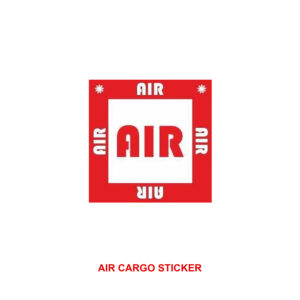 “AIR” Stickers - Adhesive Labels for Air Freight & Courier Shipment - 100 Pcs