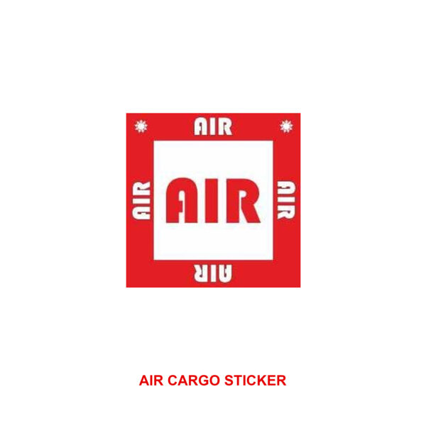 “AIR” Stickers - Adhesive Labels for Air Freight & Courier Shipment - 100 Pcs