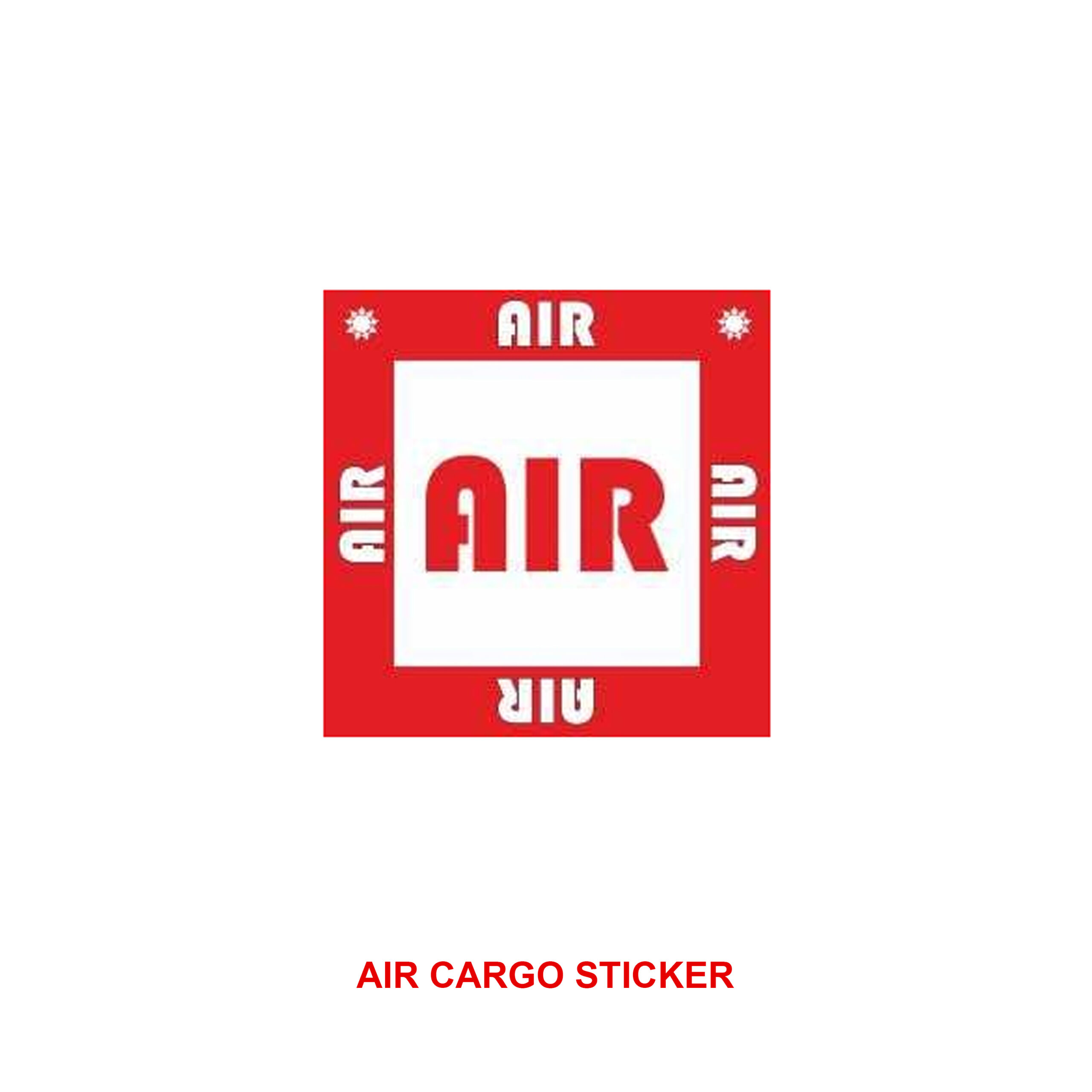 “AIR” Stickers – Adhesive Labels for Air Freight & Courier Shipment – 100 Pcs