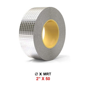 Aluminum Foil Tape - 2 Inch x 50 Mtr - Heat Resistant Insulation & Sealing Tape - 1 Pcs