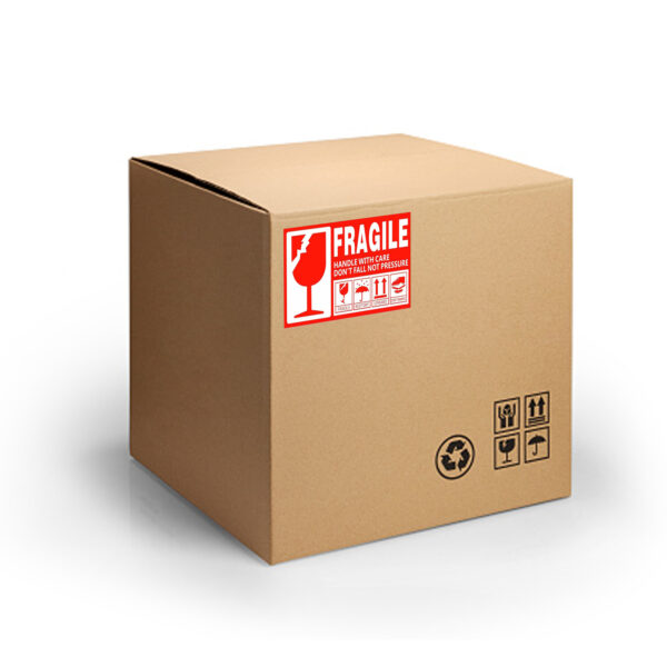 "FRAGILE" Stickers - Adhesive Labels for Safe Handling - 100 Pcs - Image 2