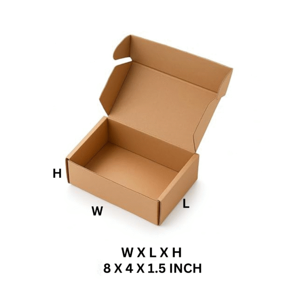 3 Ply 8 x 4 x 1.5 Inch -  Color Mailer Box