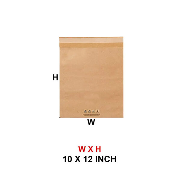 10 x 12 Inch Plain Brown Courier Shipping Bag