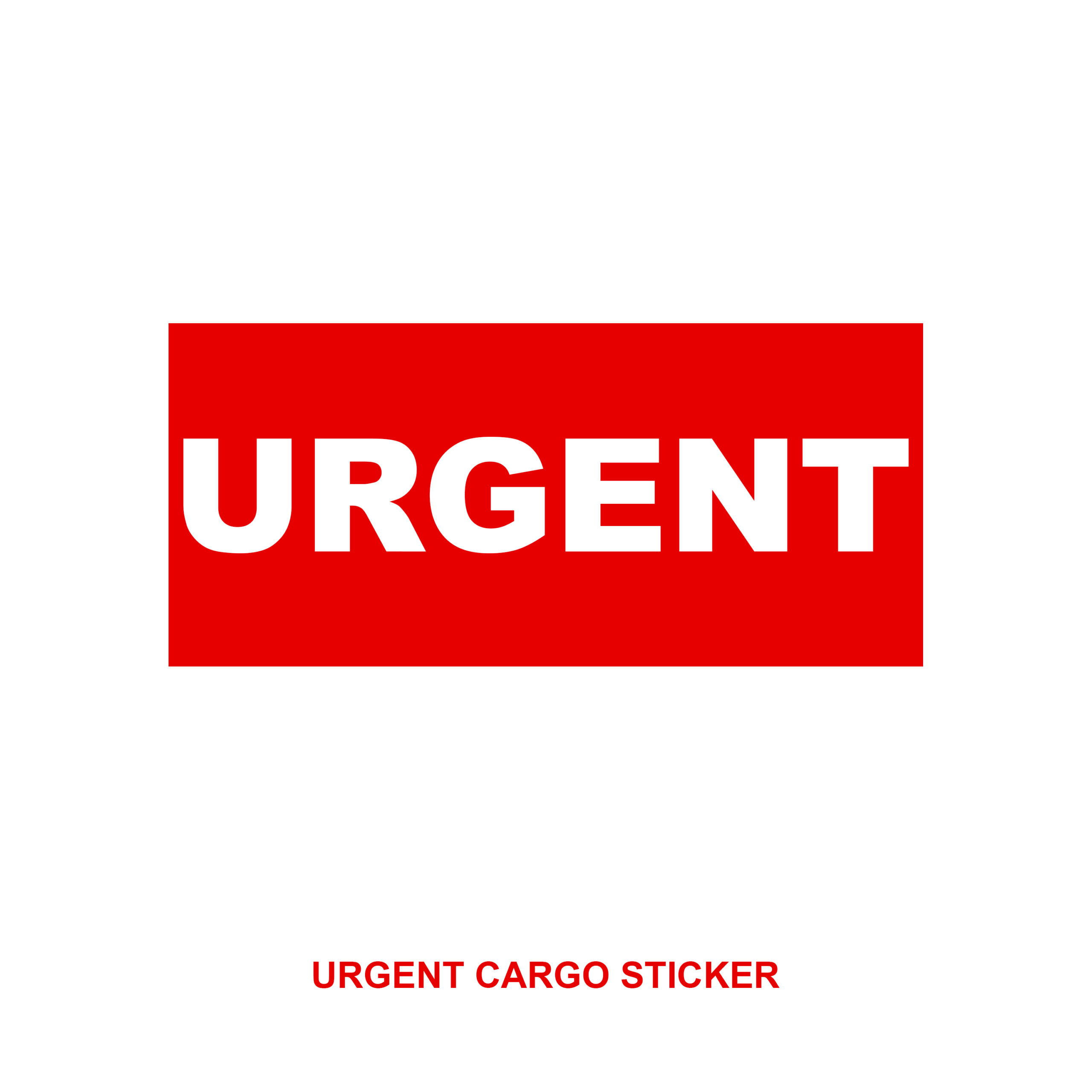 “URGENT” Stickers – Adhesive Labels for Priority Shipping – 100 Pcs