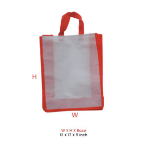Non-Woven Tote Bags 12x17x5 Inch | Heavy Duty 120 GSM  | Premium Reusable Grocery & Shopping Bag Bulk