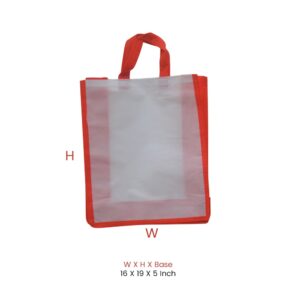 Non-Woven Tote Bags 16x19x5 Inch | Heavy Duty 120 GSM | Premium Reusable Grocery & Shopping Bag Bulk