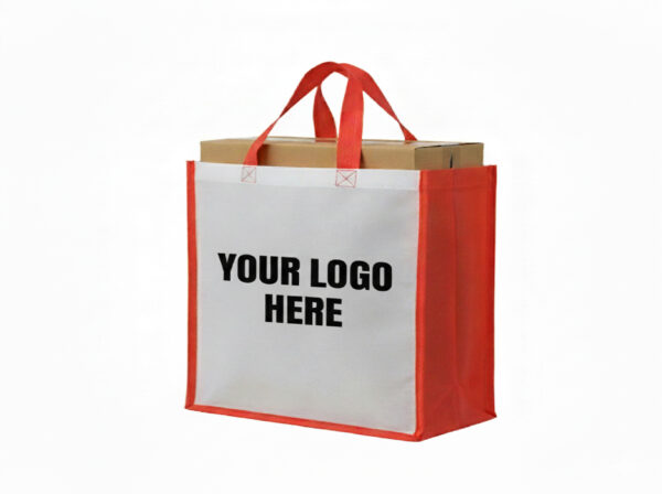 Non-Woven Tote Bags 18x16x5 Inch | Heavy Duty 120 GSM | Premium Reusable Grocery & Shopping Bag Bulk - Image 3